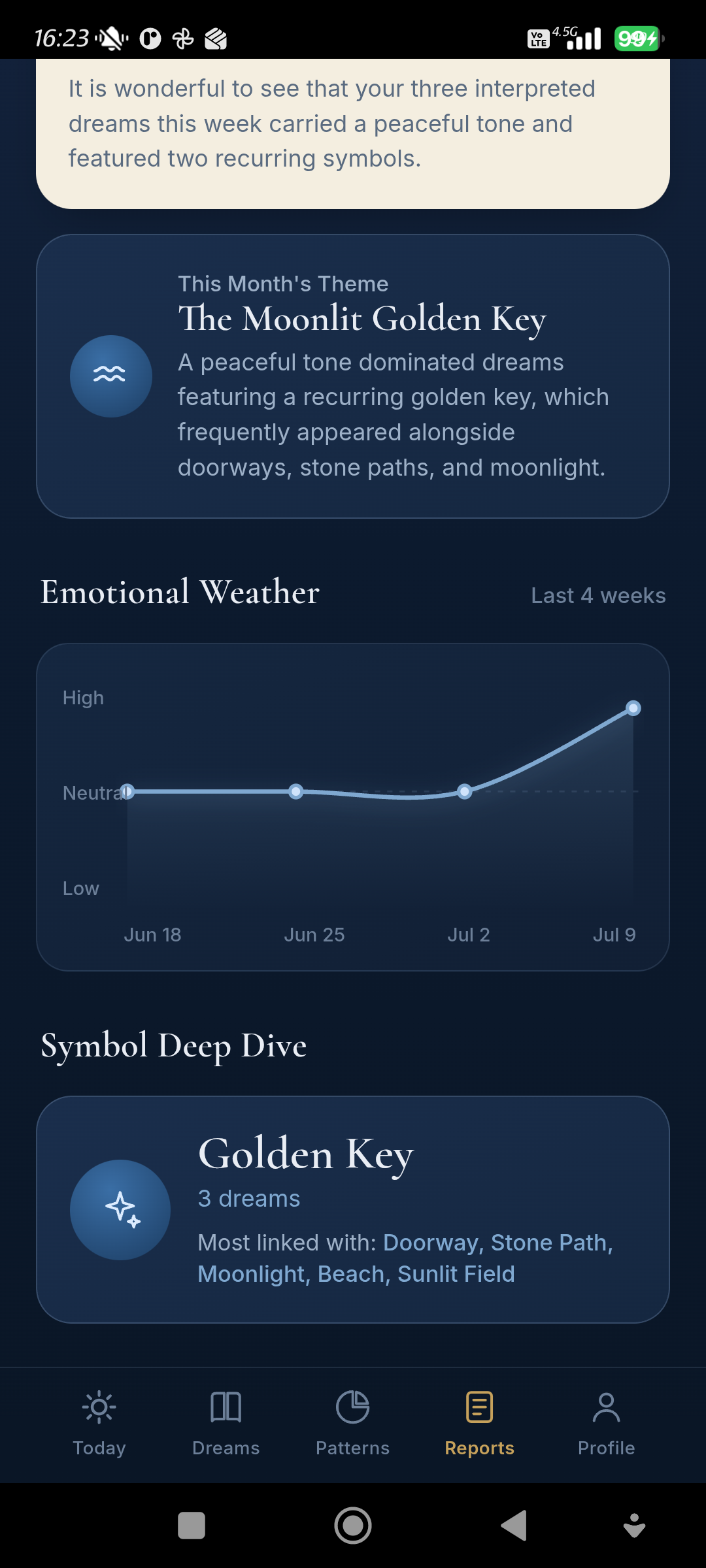 Go deeper into recurring symbols
